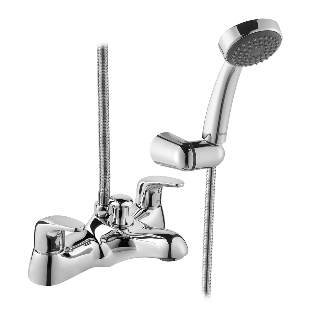 Adore Deck Mounted Bath Shower Mixer - Chrome