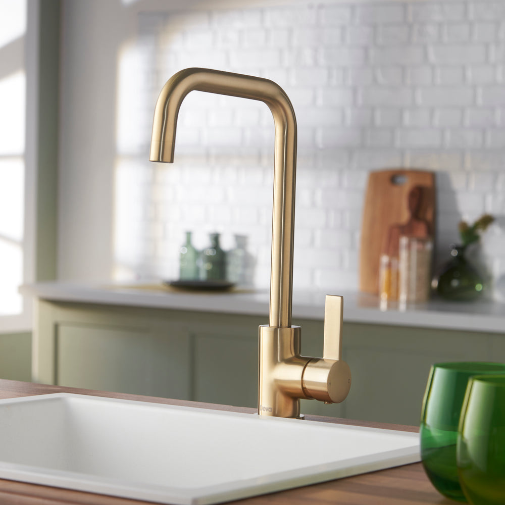 Ashworth Kitchen Sink Tap - Brushed Brass
