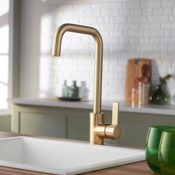 Ashworth Kitchen Sink Tap - Brushed Brass