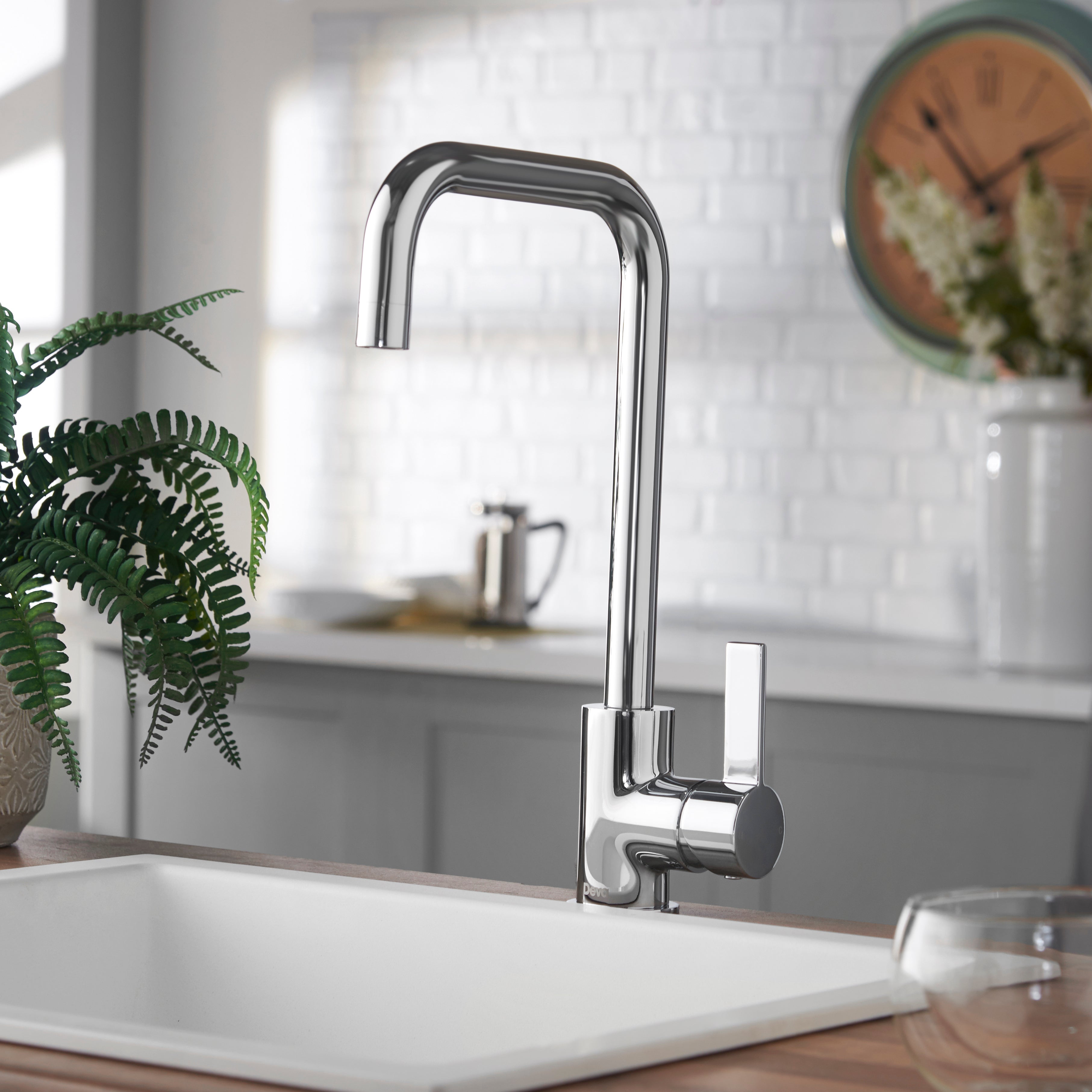Ashworth Kitchen Sink Tap - Brushed Chrome – Deva By Methven