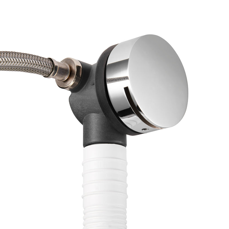 Slimline Bath Filler and Press Top Waste - Chrome