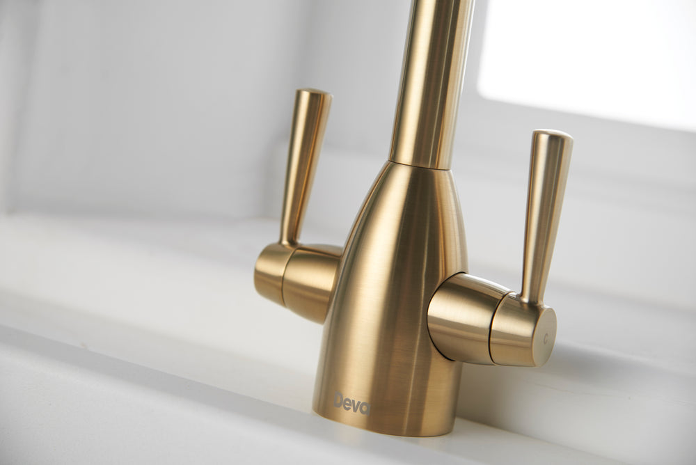 Carlow Kitchen Sink Tap - Brushed Brass