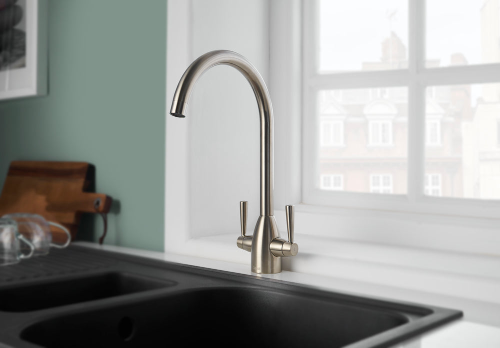 Carlow Kitchen Sink Tap - Brushed Chrome