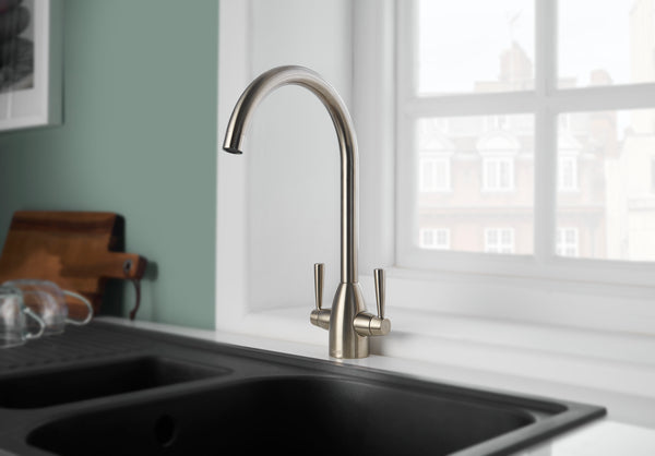 Carlow Kitchen Sink Tap - Brushed Chrome