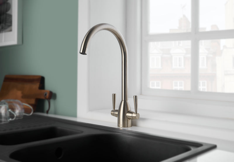 Carlow Kitchen Sink Tap - Brushed Chrome