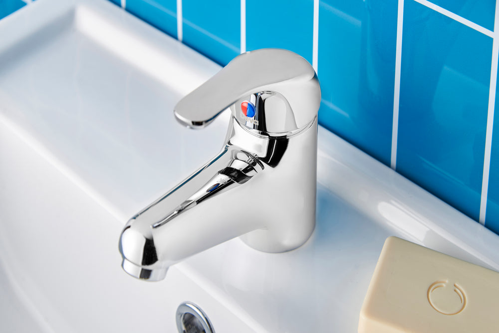Clifden Basin Mixer & Press Top Waste - Chrome