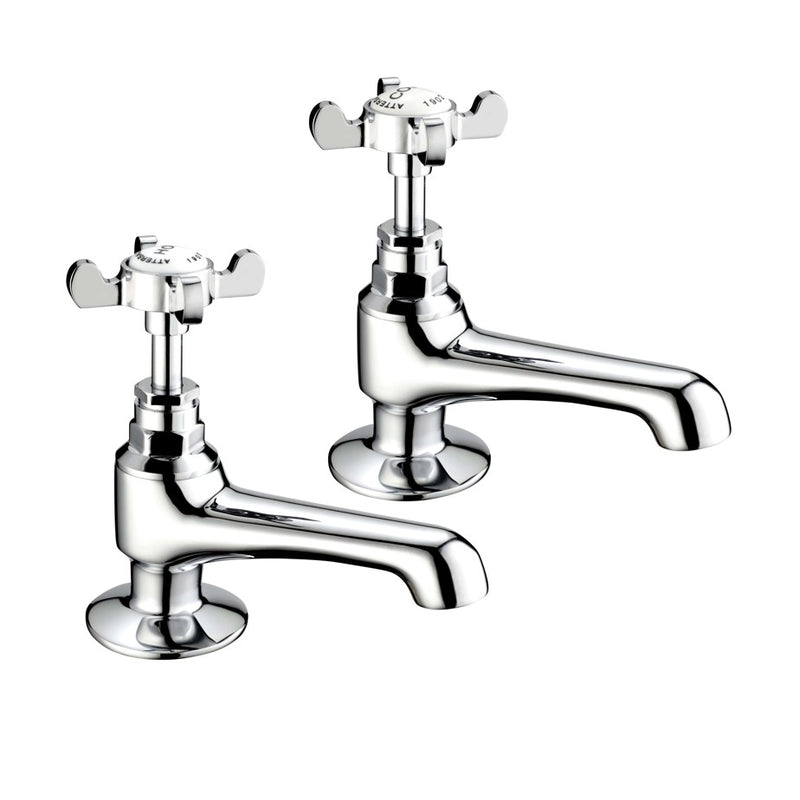 Coronation Basin Taps - Chrome