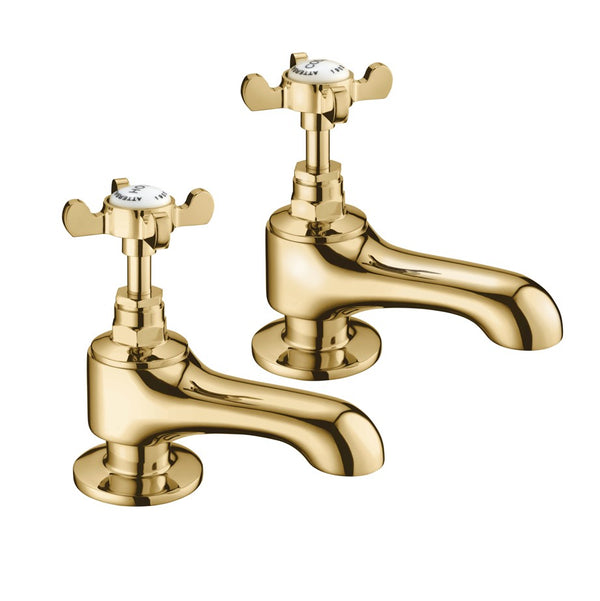 Coronation Bath Taps - Gold