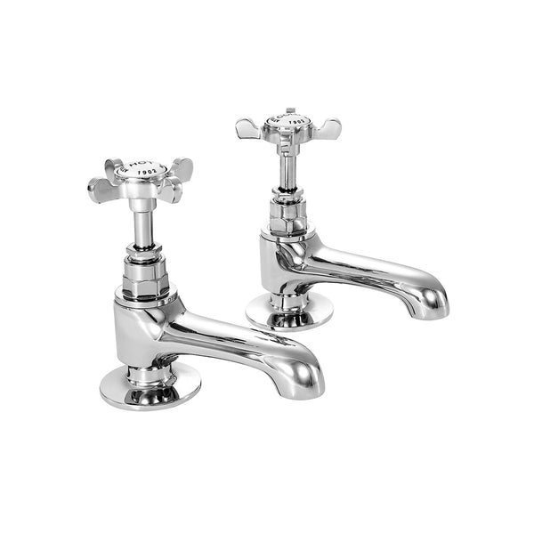 Coronation Bath Taps - Chrome