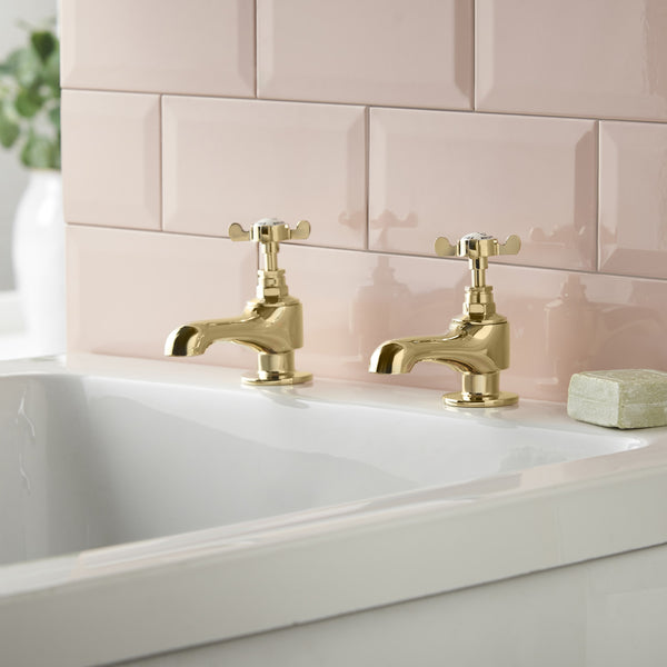 Coronation Bath Taps - Gold