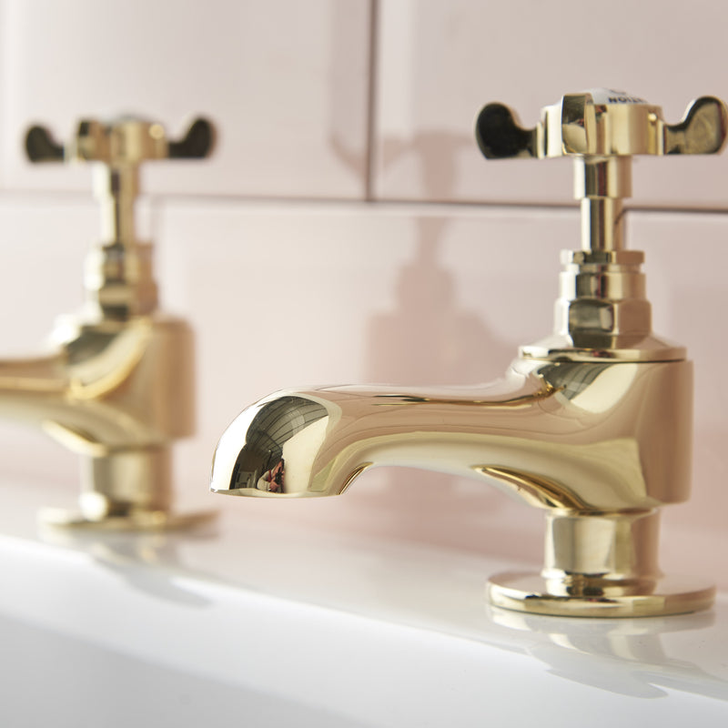 Coronation Bath Taps - Gold