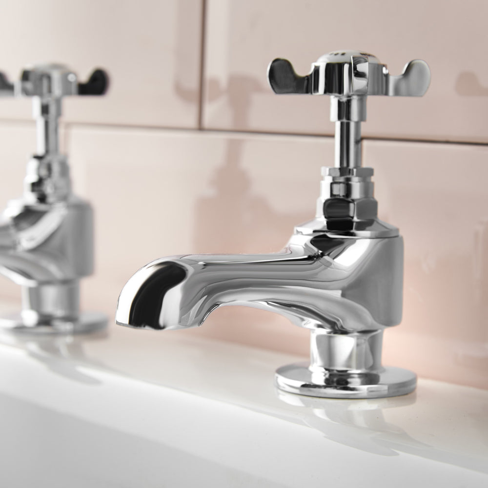 Coronation Bath Taps - Chrome