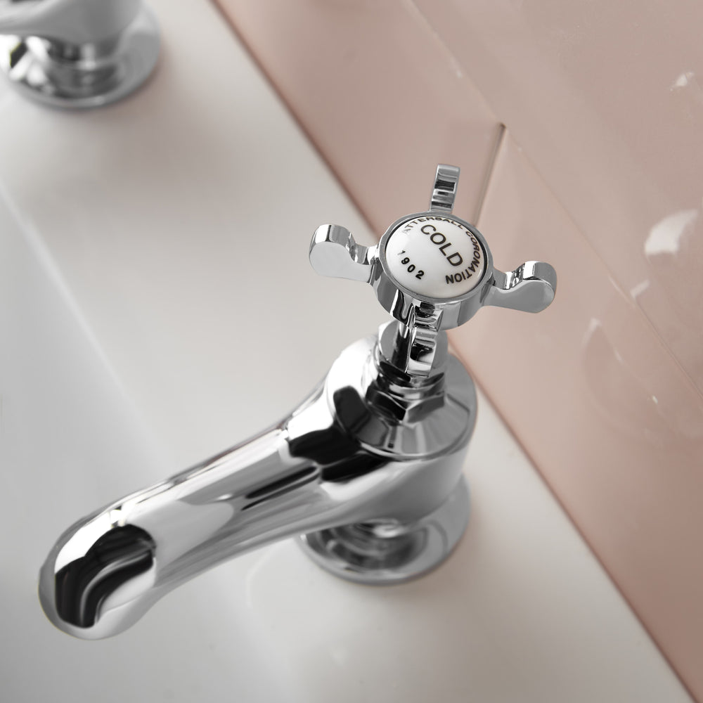 Coronation Bath Taps - Chrome
