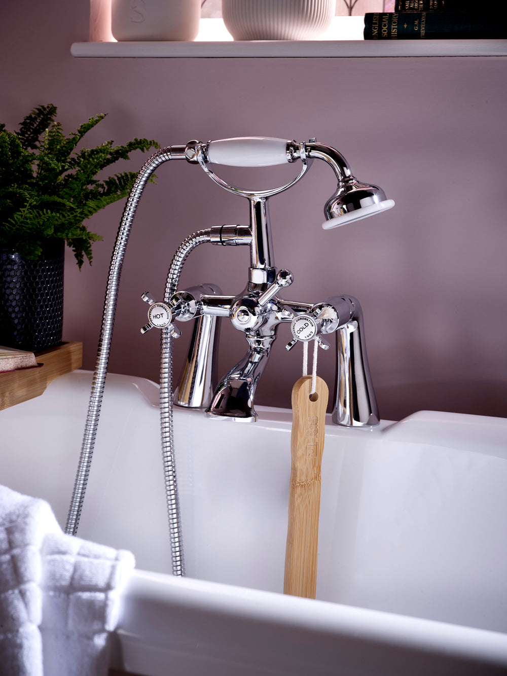 Coronation Bath Shower Mixer - Chrome