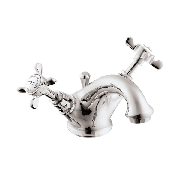 Coronation Mono Basin Mixer With Pop Up Waste - Chrome