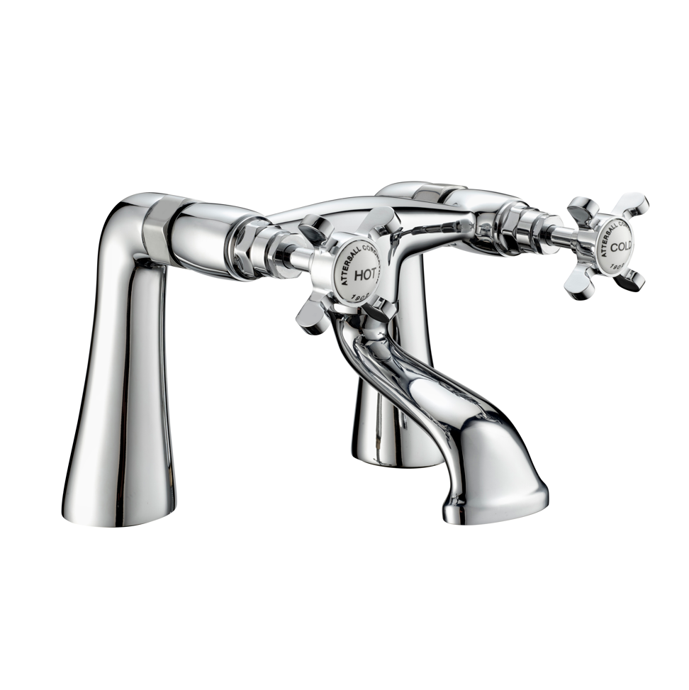 Coronation Bath FIller - Chrome