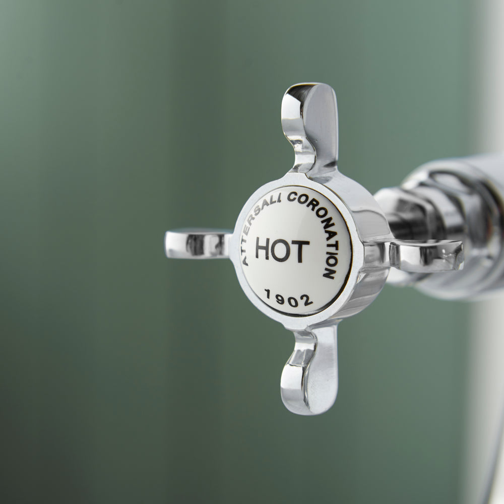 Coronation Bath FIller - Chrome