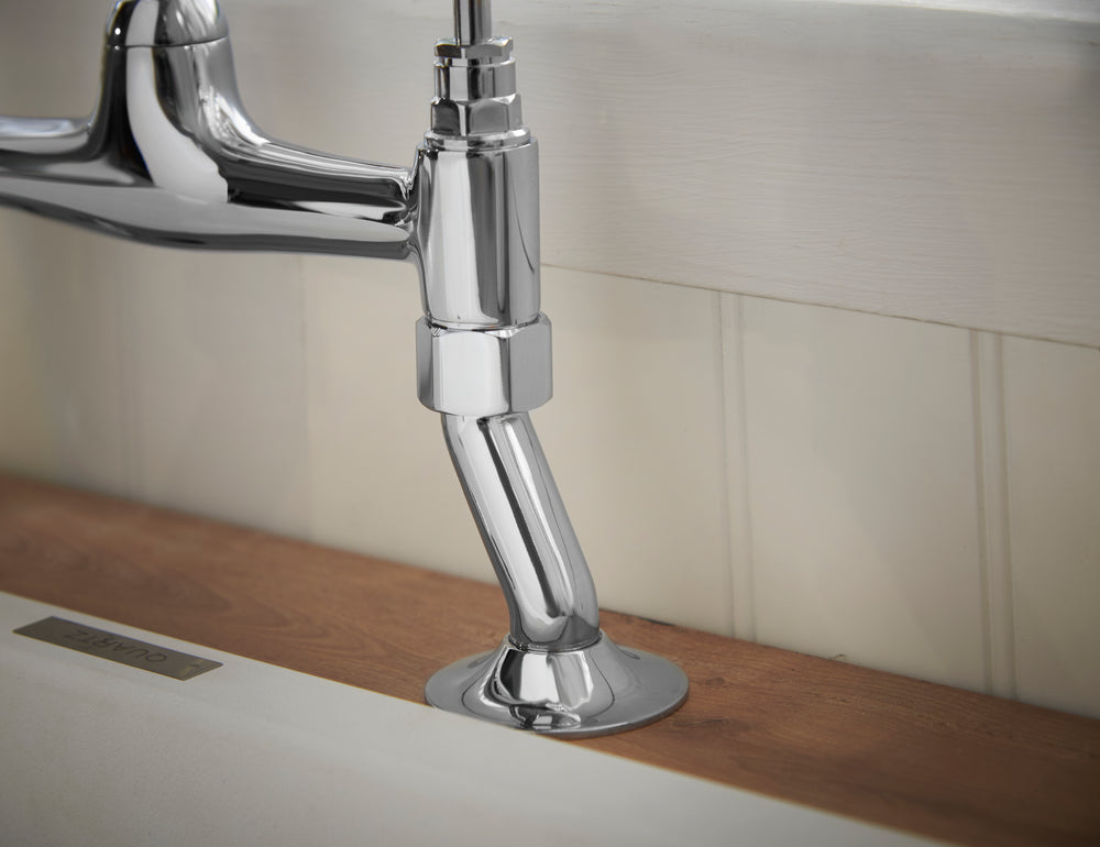 Coronation Bridge Kitchen Sink Tap - Chrome