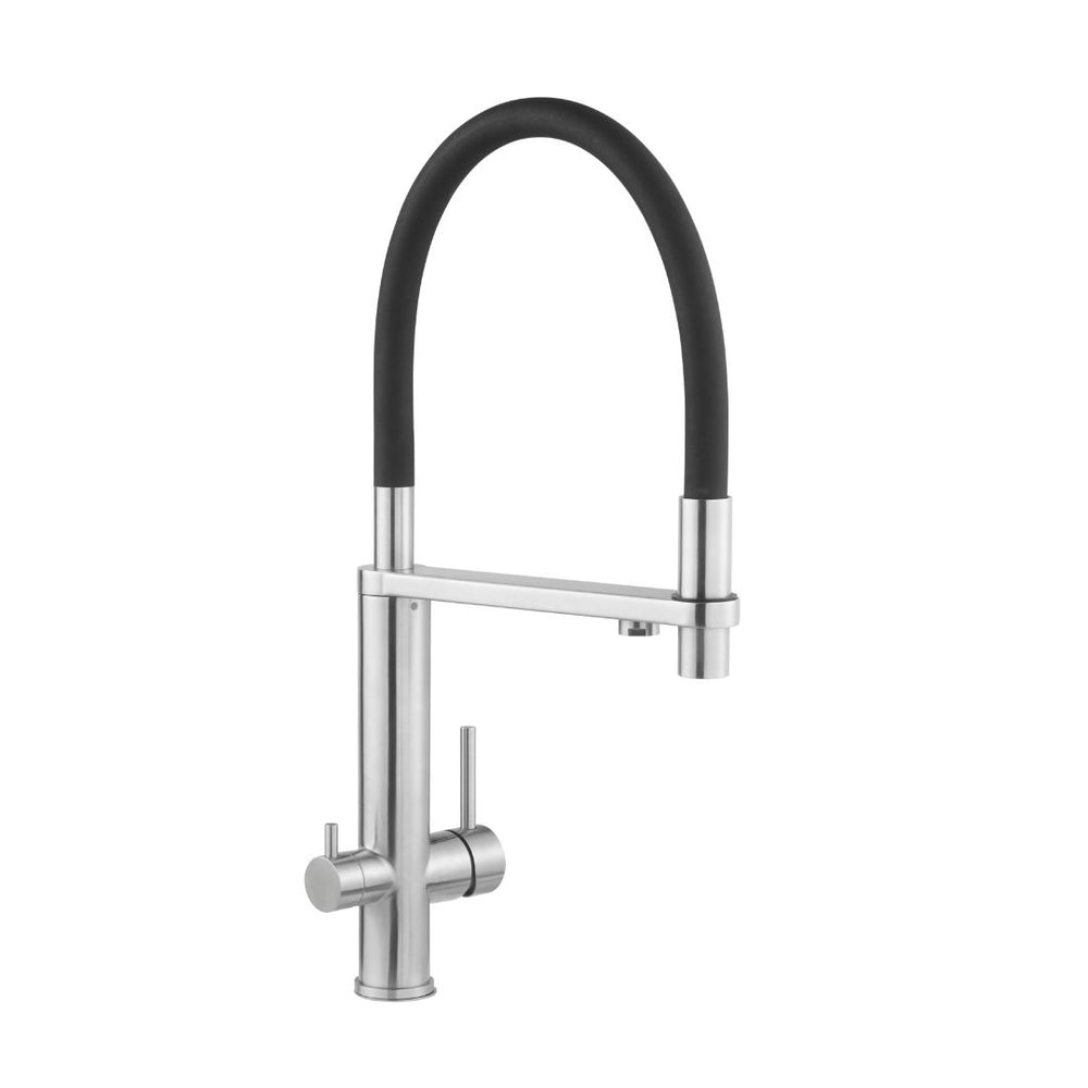 Clarity Filtered Water 3 in 1 Pull Out Sink Mixer - Stainless Steel