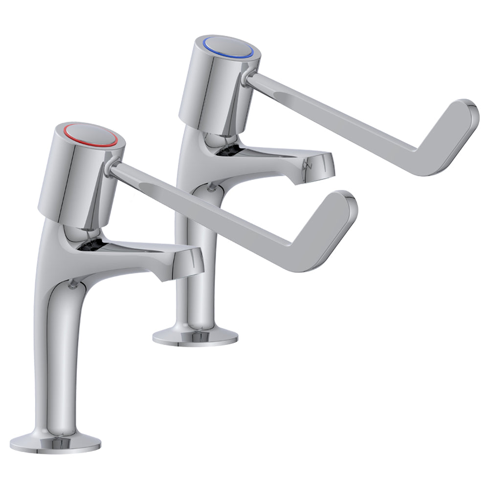 6" Vitality Lever Sink Taps - Chrome