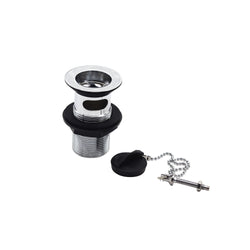 1 1/4" Basin Slotted Waste - Chrome