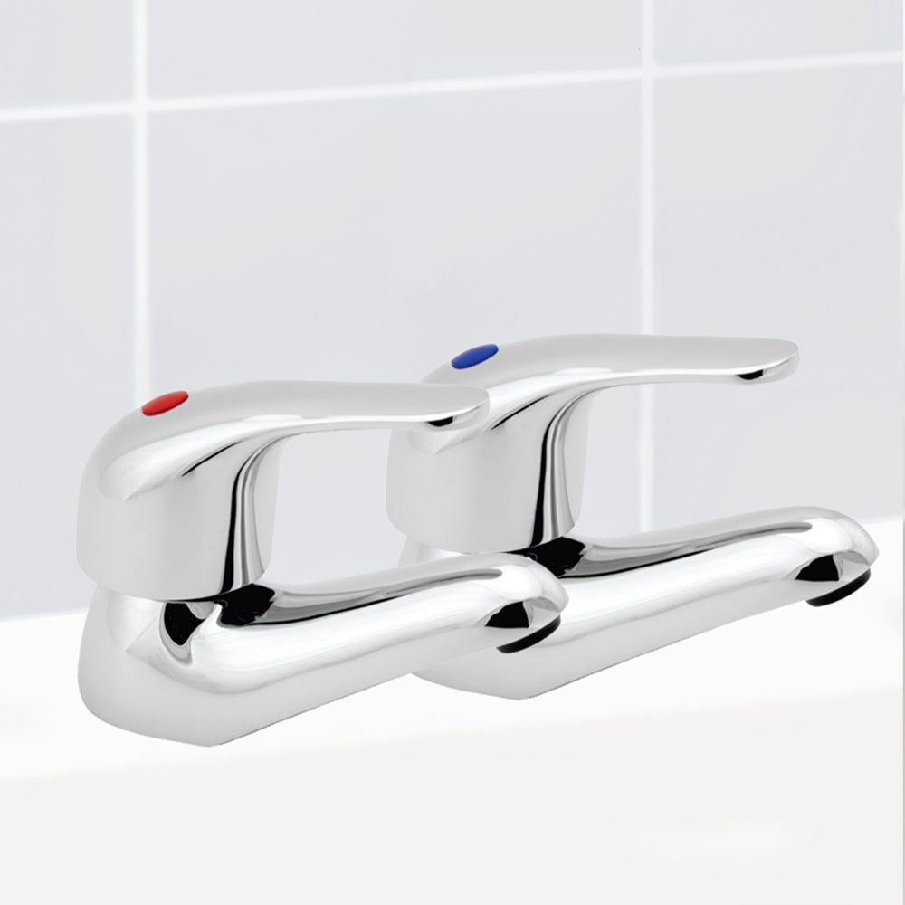Eider Bath Taps - Chrome
