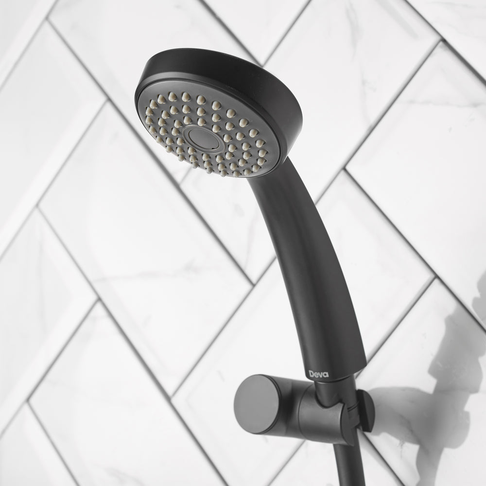 Ethos Bath Shower Mixer - Matte Black