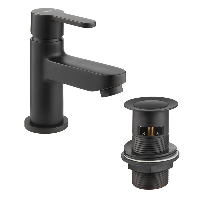 Ethos Mini Basin Mixer - Matte Black