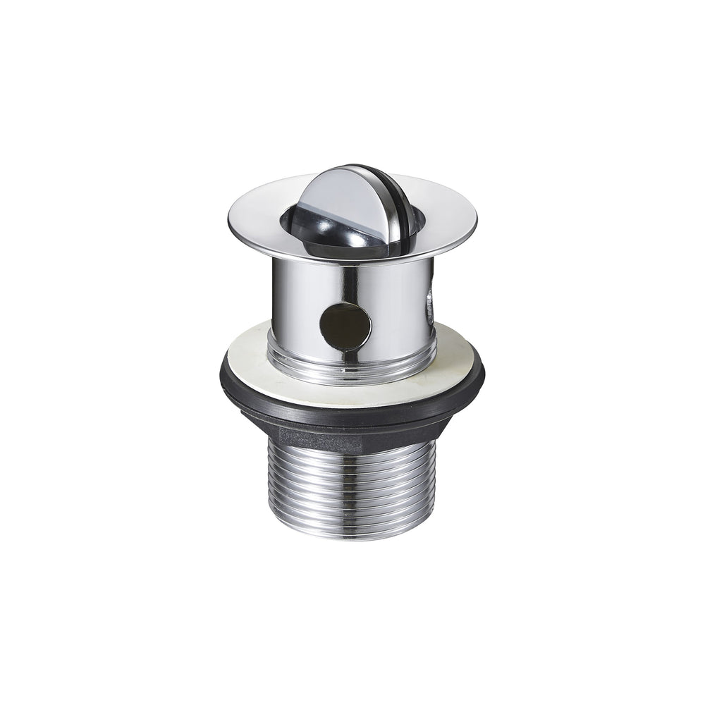 1 1/4" Flip Top Unslotted Basin Wastes - Chrome