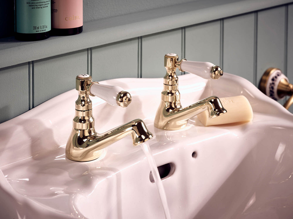 Georgian Basin Taps - Gold