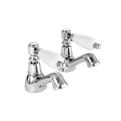 Georgian Basin Taps - Chrome