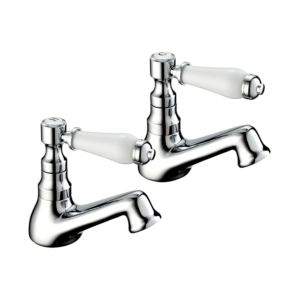Georgian Basin Taps - Chrome