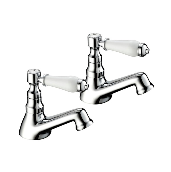 Georgian Bath Taps - Chrome