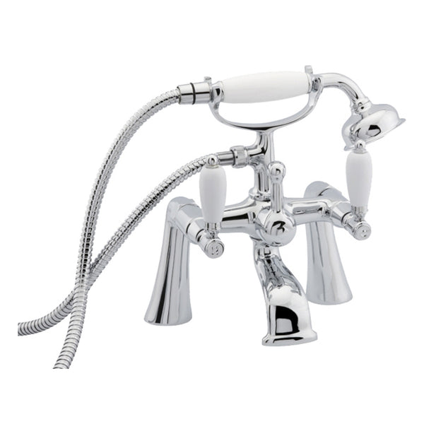 Georgian Bath Shower Mixer - Chrome