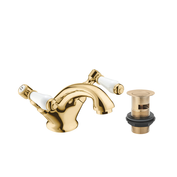 Georgian Mono Basin Mixer - Gold