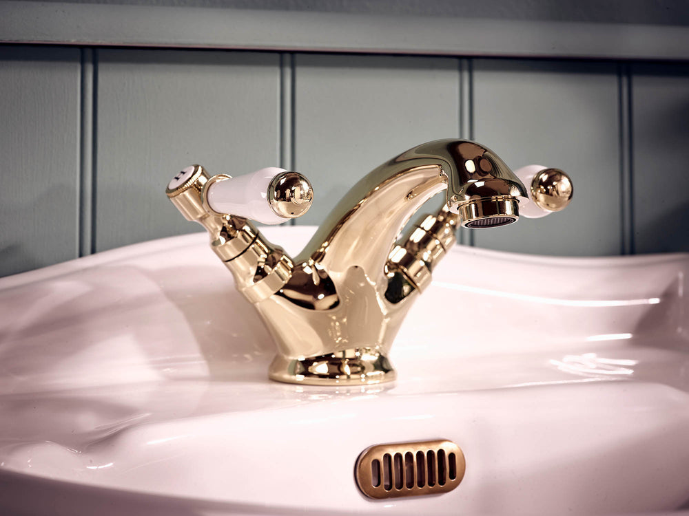 Georgian Mono Basin Mixer - Gold
