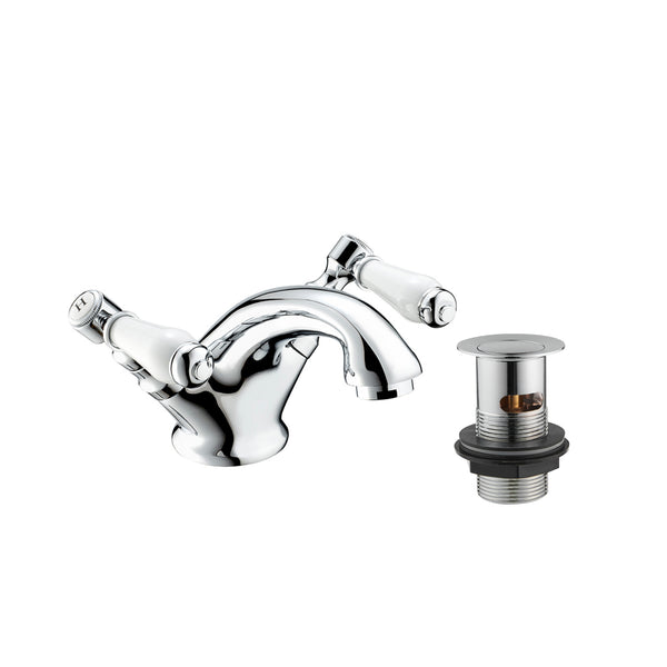 Georgian Mono Basin Mixer - Chrome