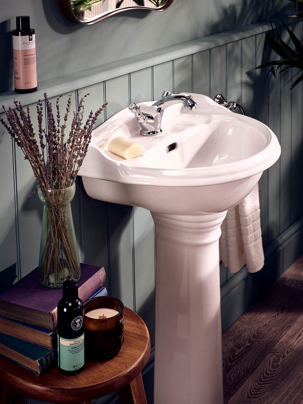 Georgian Mono Basin Mixer - Chrome