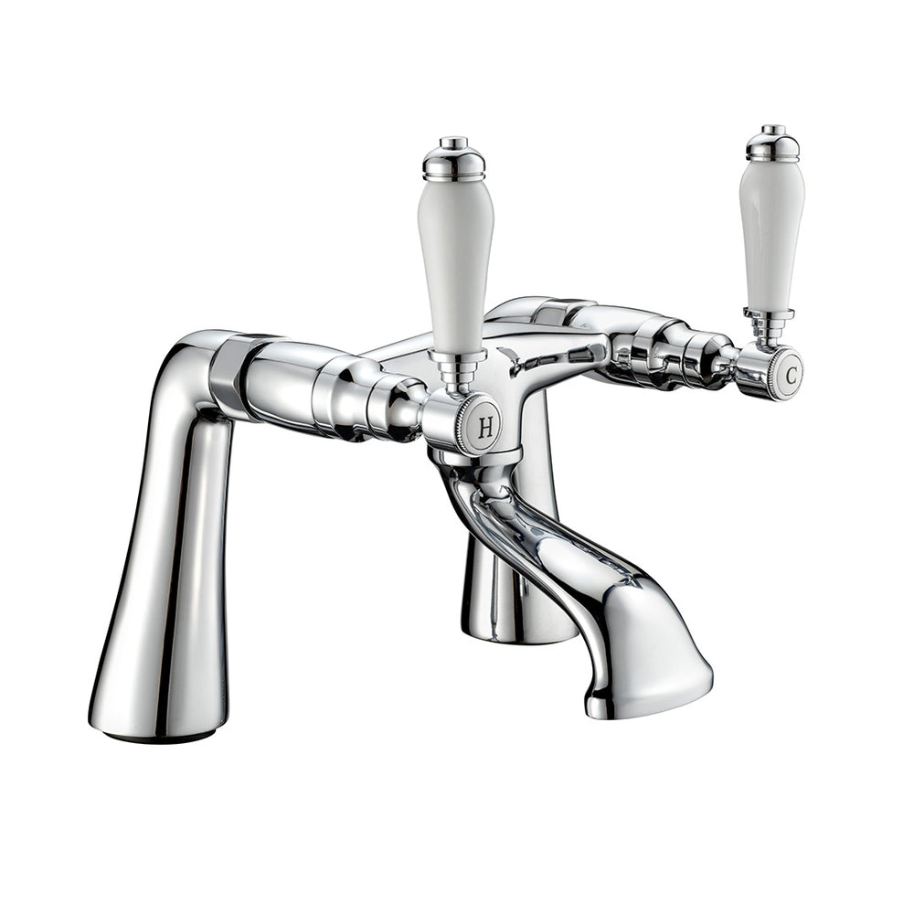 Georgian Bath Filler - Chrome