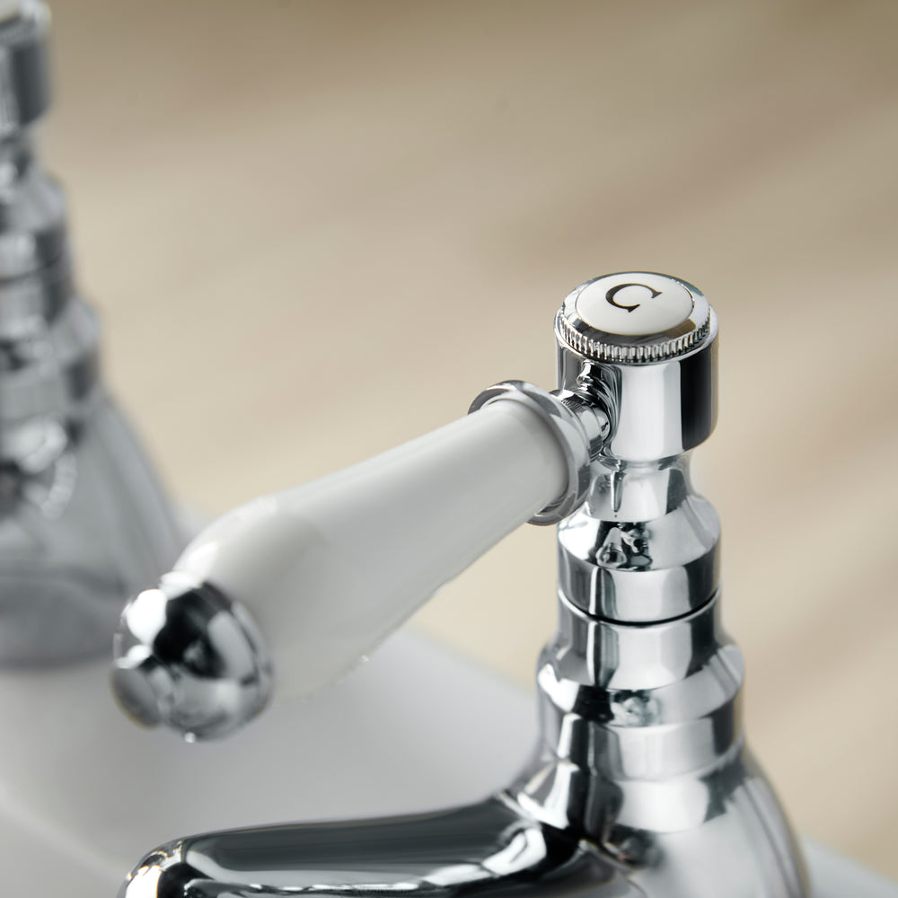 Georgian Bath Taps - Chrome