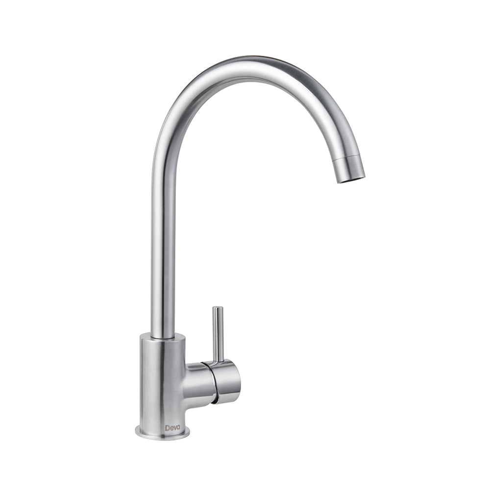 Indi Kitchen Sink Tap - Brushed Chrome