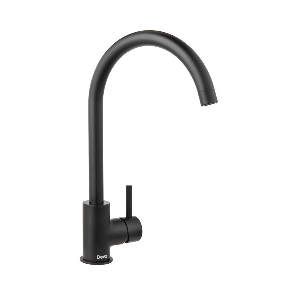 Indi Kitchen Sink Tap - Matte Black