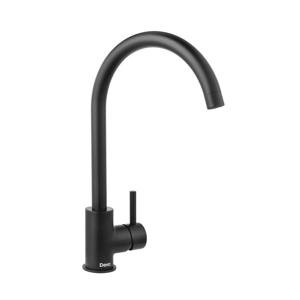 Indi Kitchen Sink Tap - Matte Black
