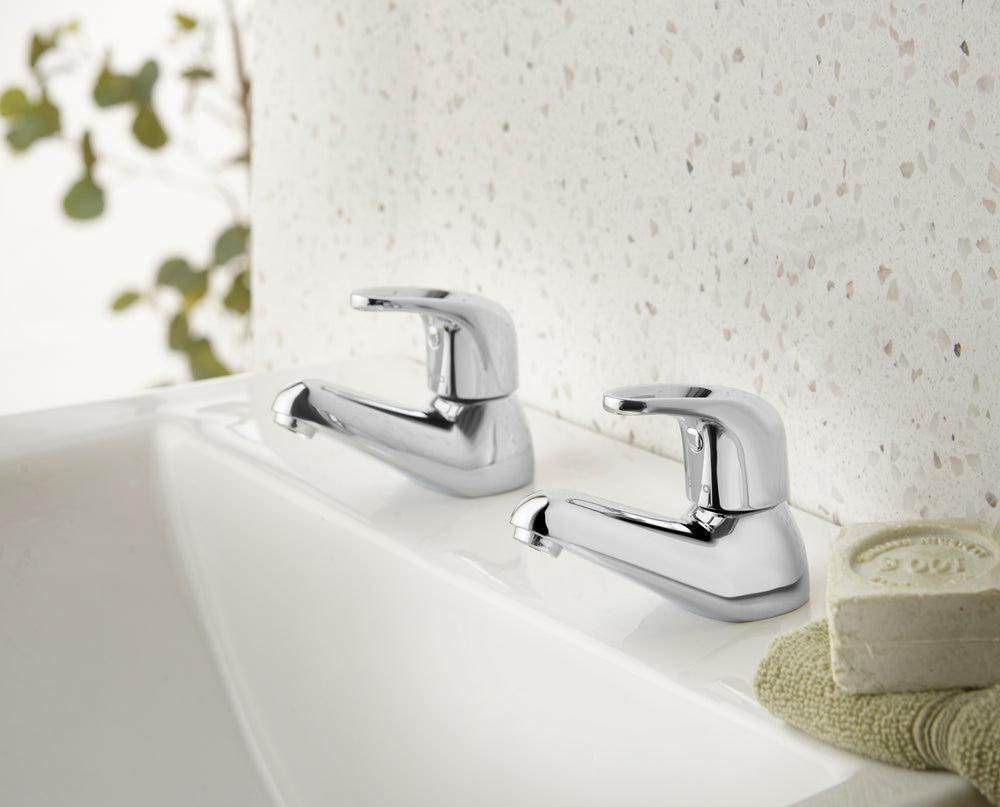 Lace Basin Taps - Chrome