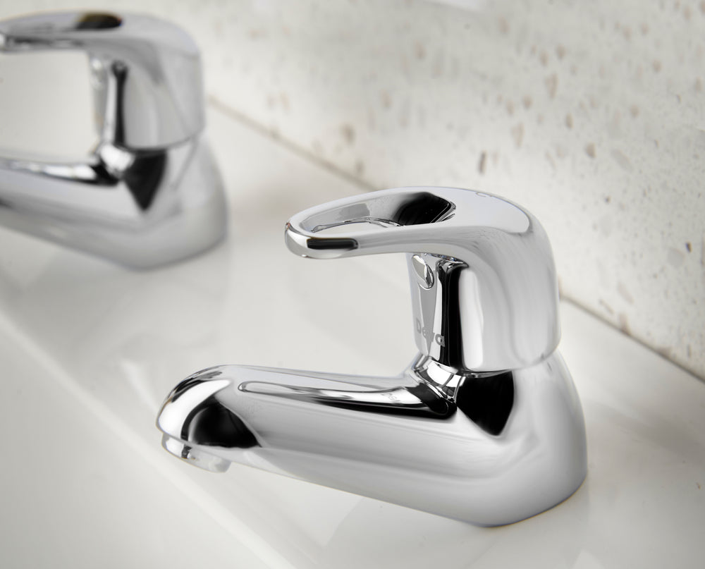 Lace Basin Taps - Chrome