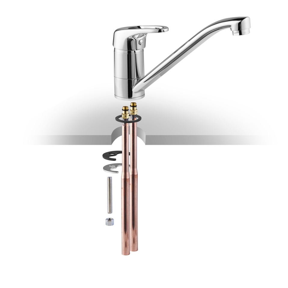 Lace Sink Mixer - Chrome