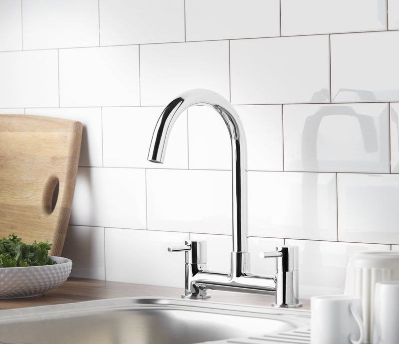 Lostock Bridge Sink Mixer - Chrome