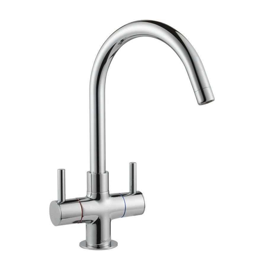 Metropolis Sink Mixer - Chrome