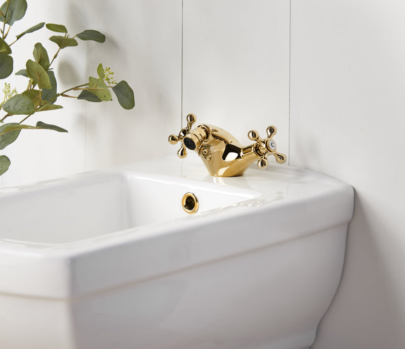 Tudor Bidet Mixer - Gold