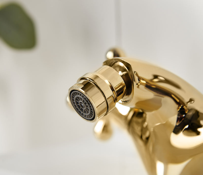 Tudor Bidet Mixer - Gold